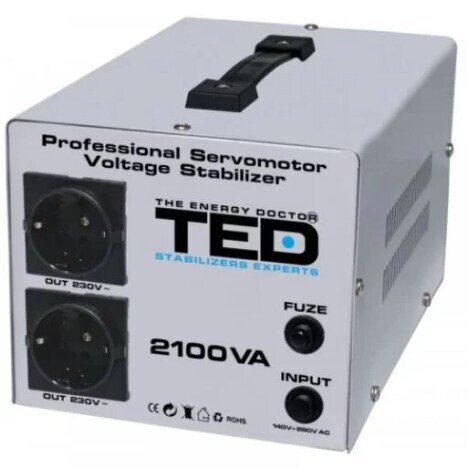 Stabilizator de tensiune 2100va - svc ted